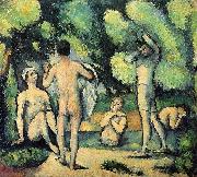 Paul Cezanne Badende oil